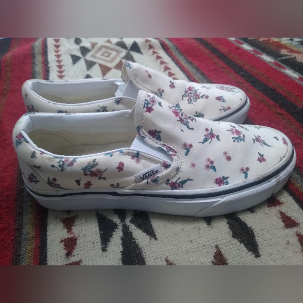 Flowered Vans - image 1